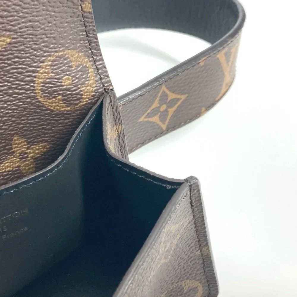 LOUIS VUITTON Authentic Brown Monogram Canvas Pouch
